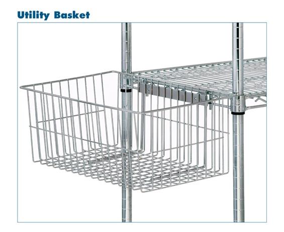 CHROME WIRE SHELVING UNIT ACCESSORIES